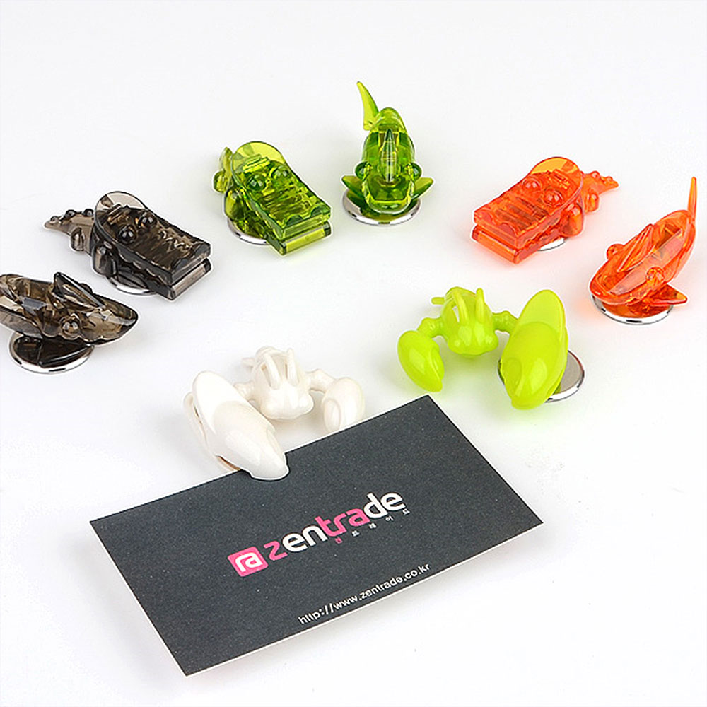 냉장고 메모 집게 명함 메모지 자석 종이 꽂이 홀더 - 상세 이미지 3