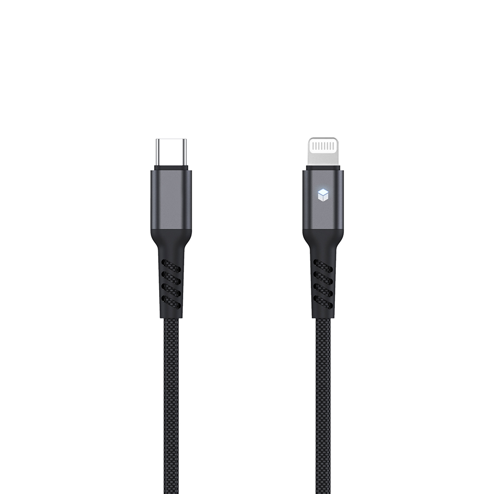 C to 8핀 아이폰 고속충전케이블 LED 플렉시블 30cm - 상세 이미지 3