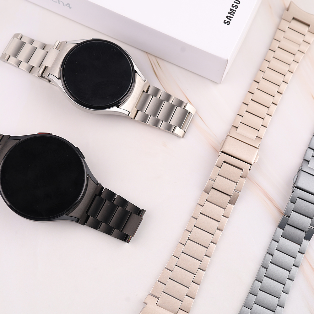 갤럭시워치5 프로 / 갤럭시워치4 클래식 스트랩 메탈 슬림 버클 커브형