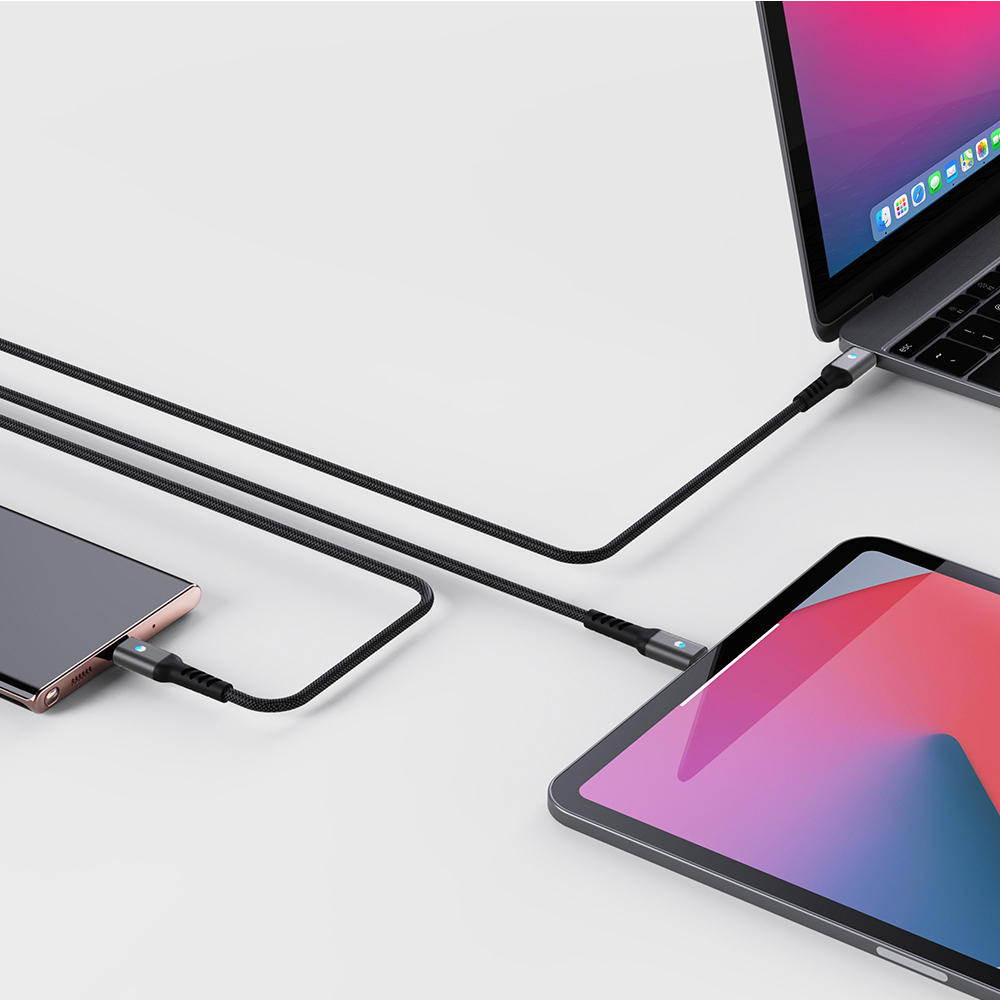 아이폰 고속 충전케이블 USB to 라이트닝 8핀 LED 플렉시블 30cm 이미지 7