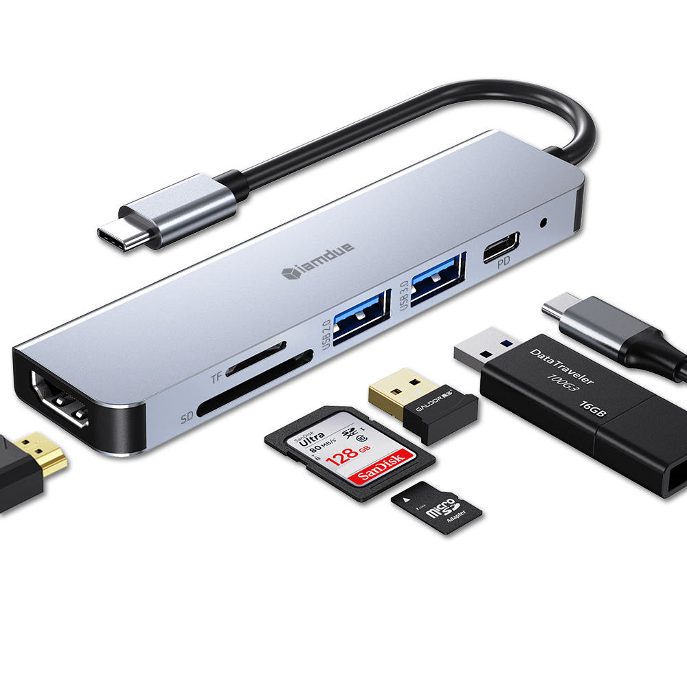 6in1 USB 허브 C타입 3.0 HDMI 4K 멀티허브 가격 비교 아이엠듀 스토어 6in1 USB 허브 C타입 3.0 HDMI 4K 멀티허브