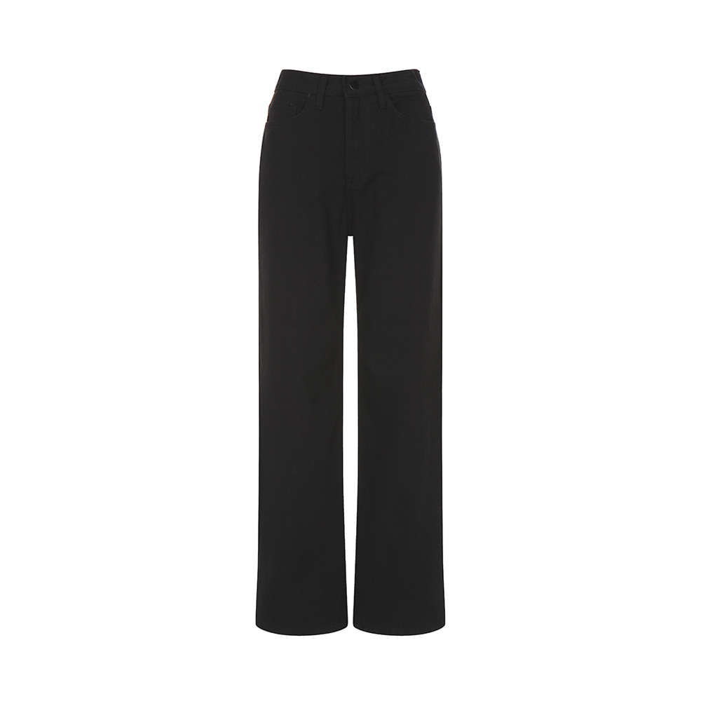 예시카 데일리 와이드 코튼 데님 팬츠 YG7DP550 - 상세 이미지 3