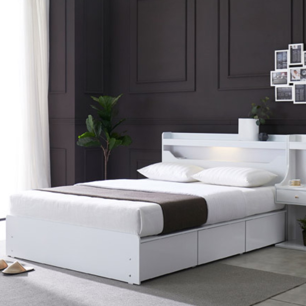 낮은 침대 프레임 호텔식 침대 아이방 고등학생 침대