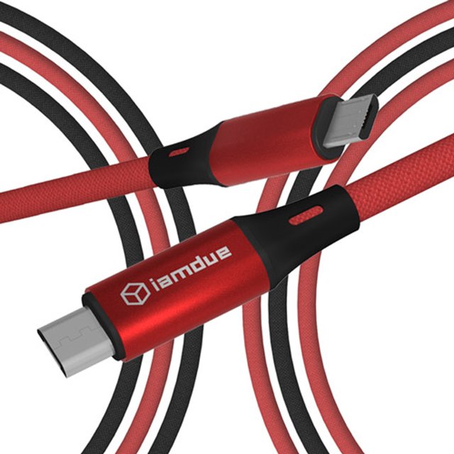 시폰 마이크로 5핀 고속충전 케이블 50cm