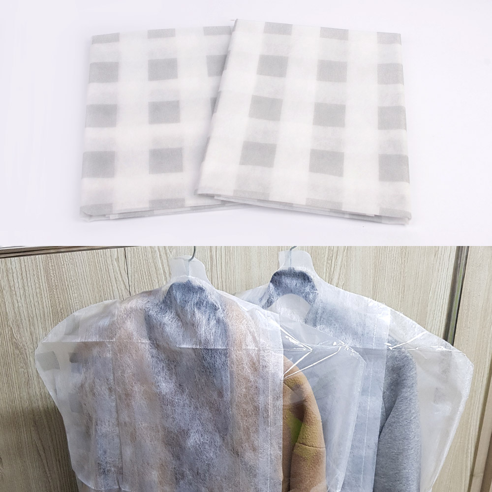 부직포 옷커버 옷 보관 커버 반투명 겨울 코트 - 상세 이미지 2