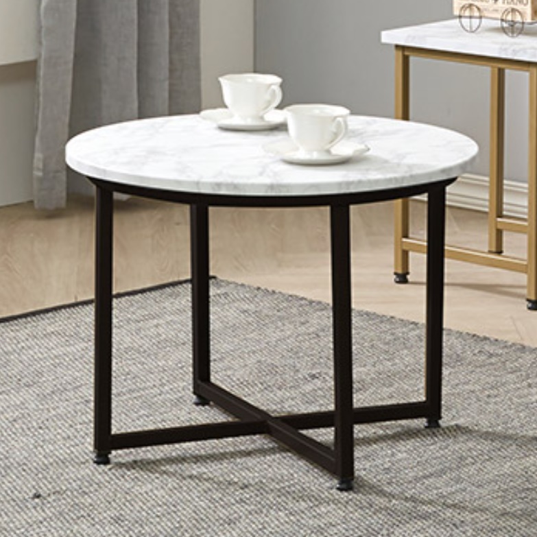 좌식원형테이블 높은 좌식 테이블 거실용 탁자 대리석 좌탁