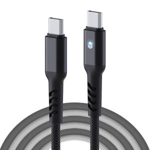 C to C PD 타입 100W 5A USB 2.0 고속충전 케이블 플렉... 개봉기 | 실사용 후기 - 상품 이미지 1