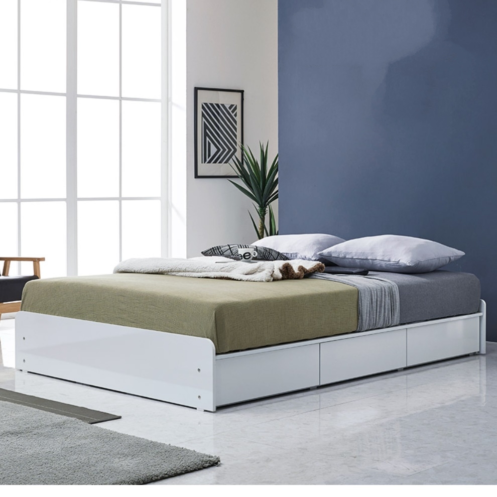 헤드없는 침대 아이방 고등학생 서랍형 침대 프레임