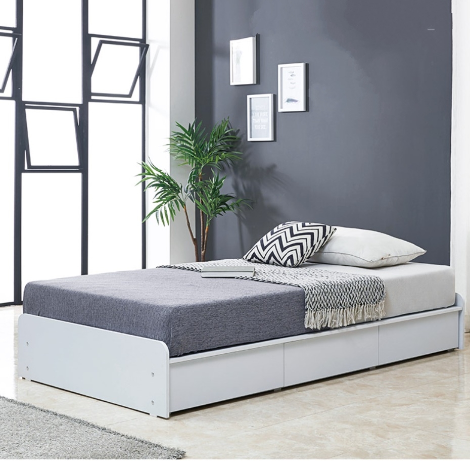 아이방 고등학생 헤드리스 침대 서랍형 침대 프레임