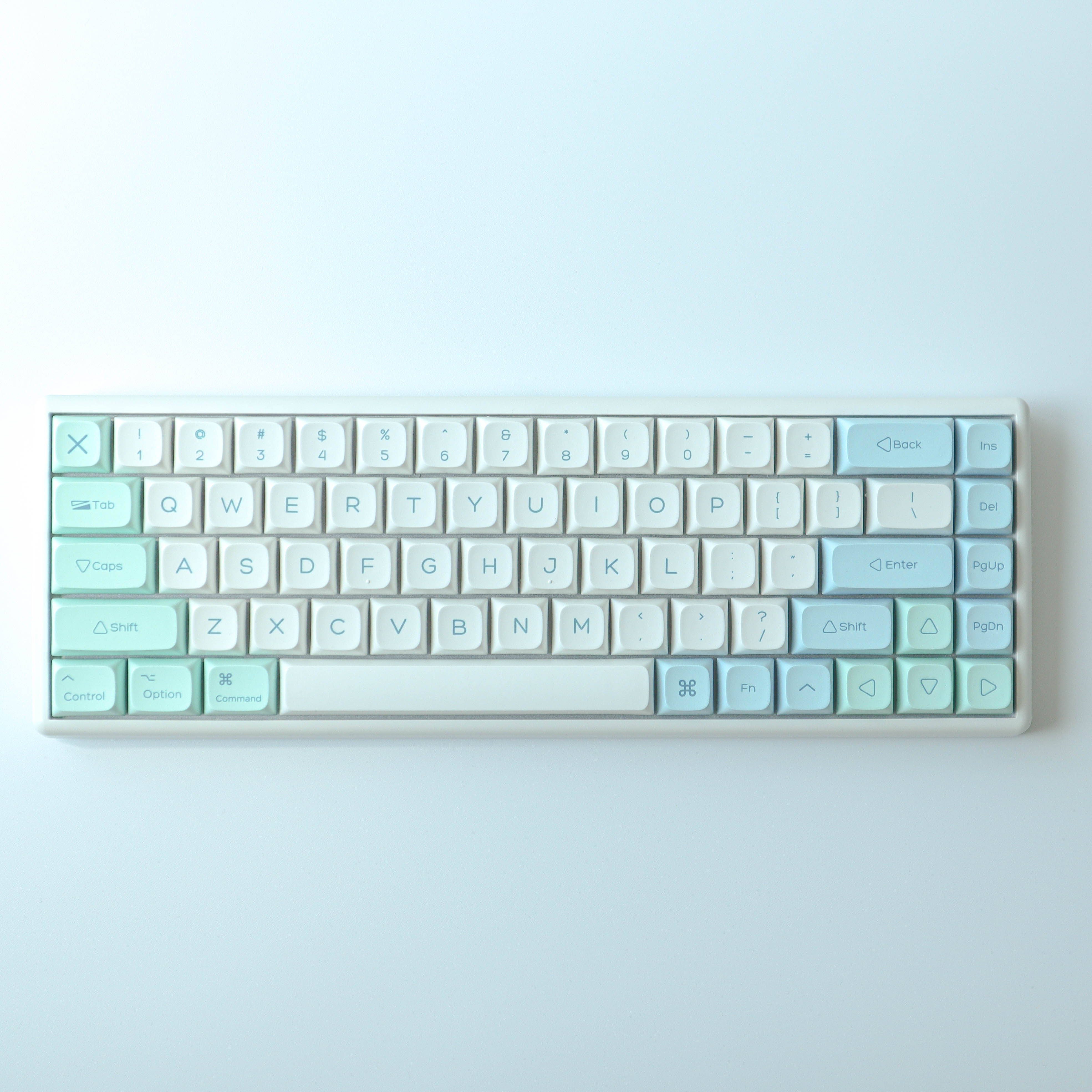 기계식 키보드 키캡 추천 하늘 민트 애플 키캡 XDA PBT
