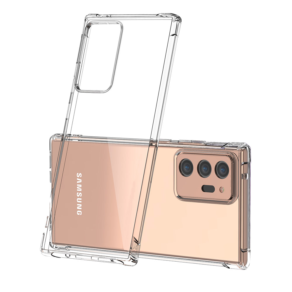 이지스 크리스탈 생폰 풀커버 케이스 투명, 갤럭시노트20 울트라