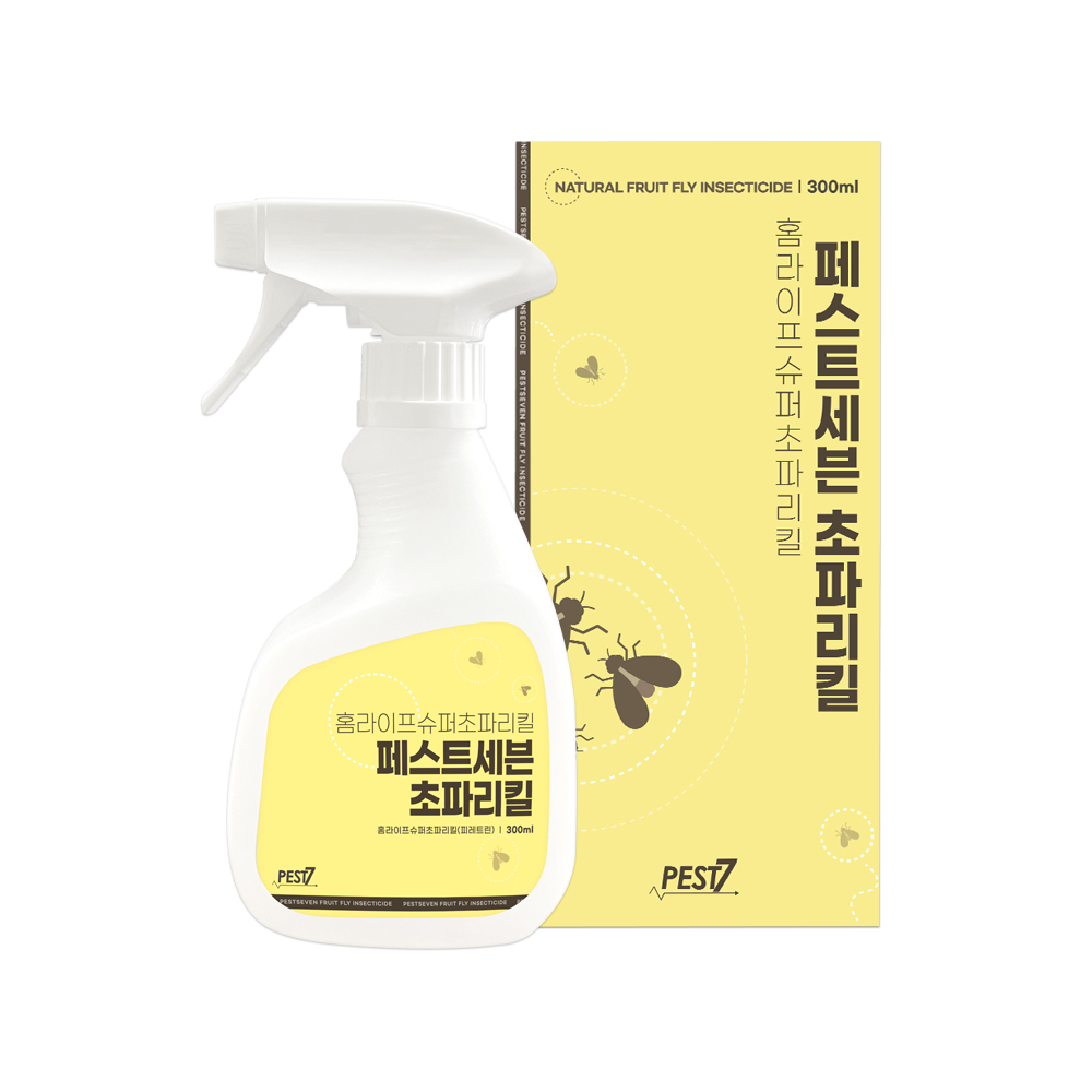 [임박특가] 1+1 페스트세븐초파리킬300ml 주방 초파리 트랩 없애는법 약 퇴치 유인제 날 나방 벌레 벼룩 파리 살충제 퇴치법 퇴치제
