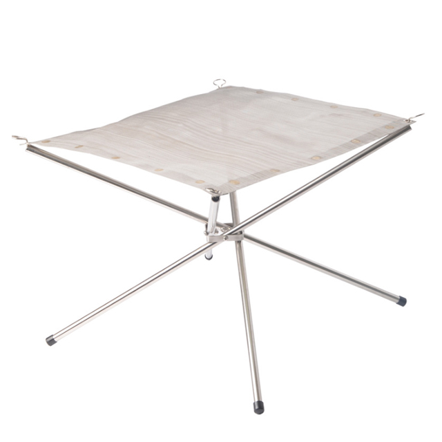 모아이캠핑 경량 접이식 불멍 장작 메쉬 화로대 중형