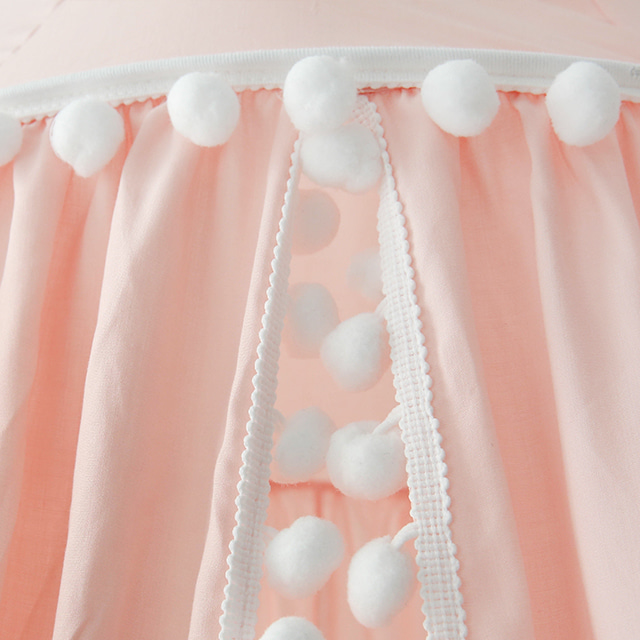 INSIA 침대캐노피 폼폼형 ISC0028 핑크