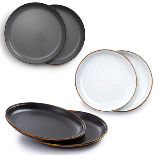 베어본즈 에나멜 샐러드 플레이트 2p 세트 캠핑 접시 식기