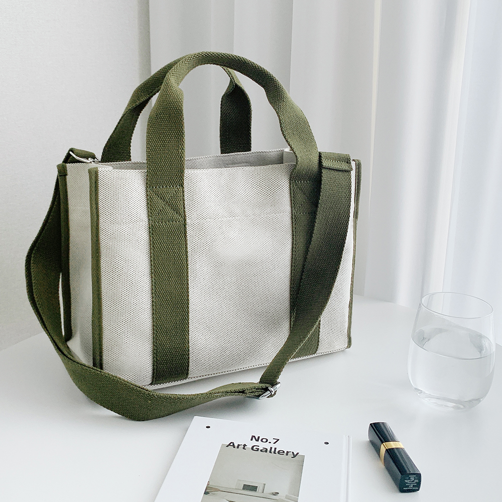 마롤로뜨 캔버스 기저귀가방 생활방수 이너백 포함 가벼운 국민 숄더백 아기 M