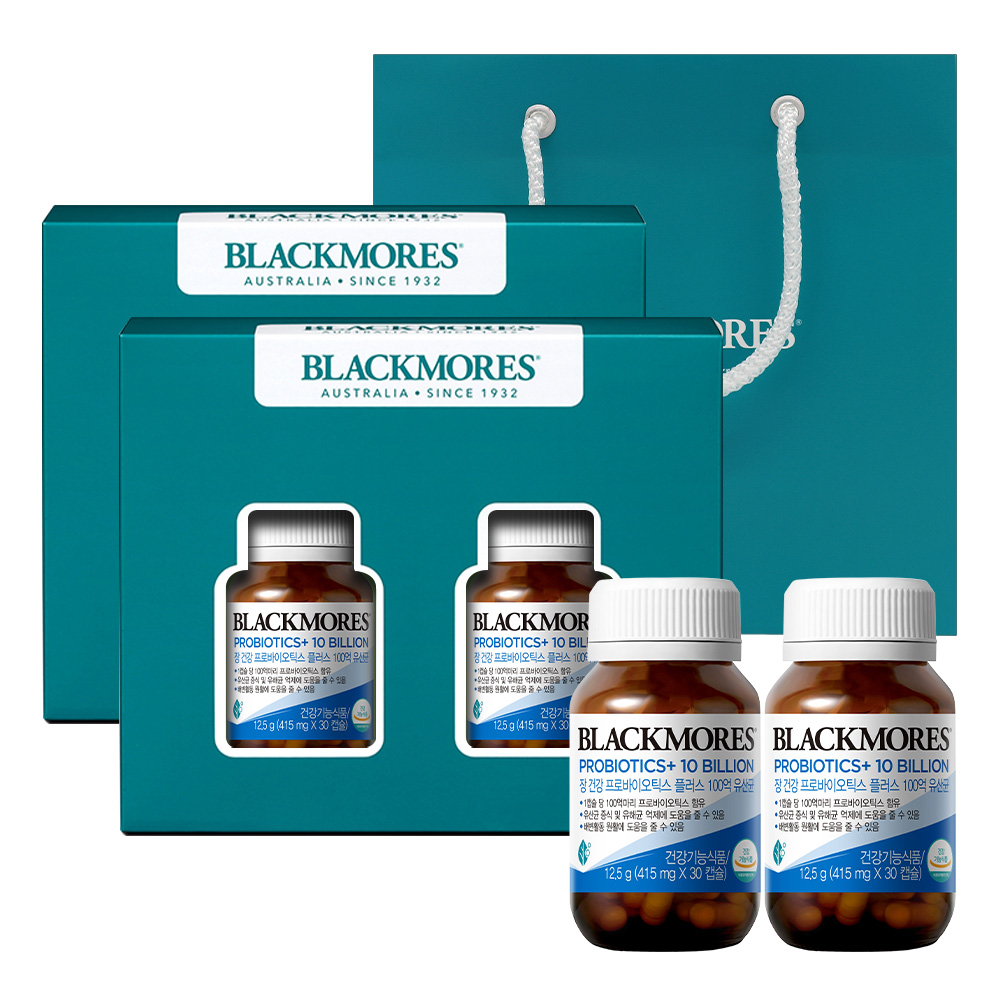 블랙모어스 프로바이오틱스 30캡슐 선물세트 2세트 제품 이미지