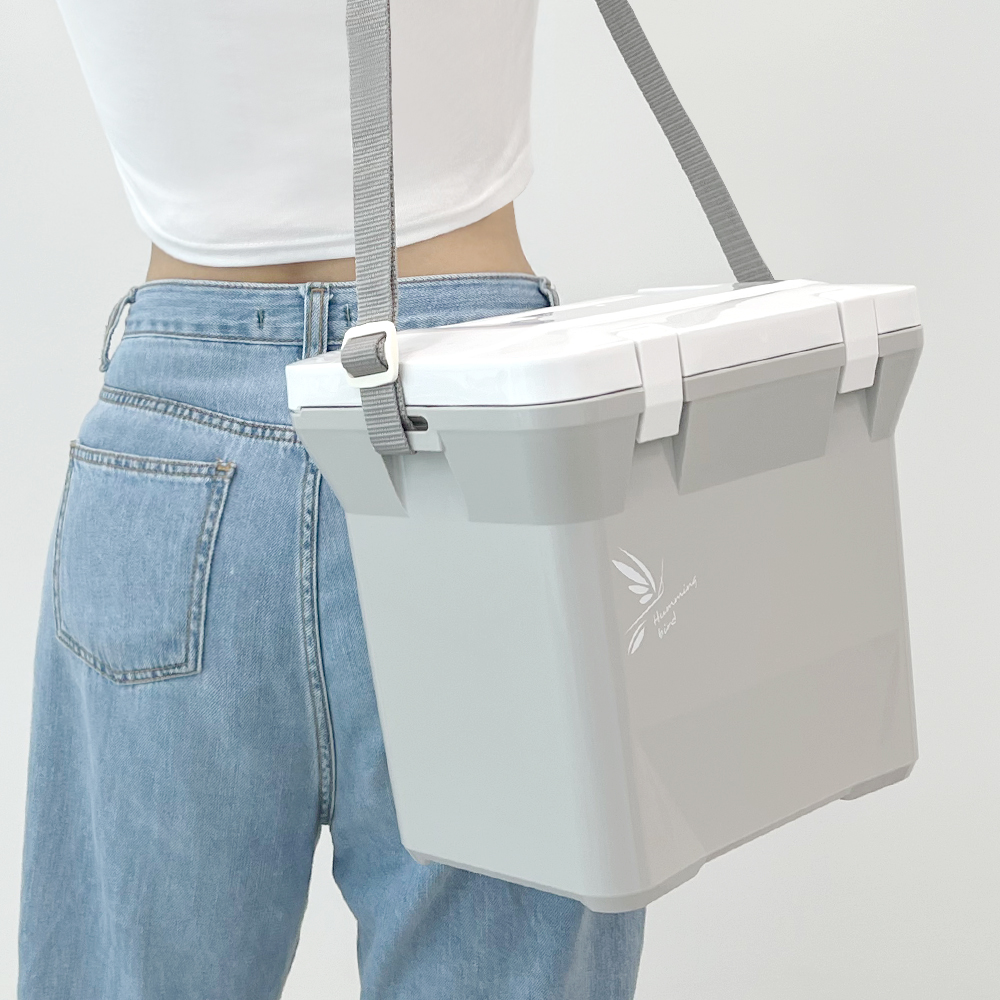 신와 휴대용 아이스박스 감성캠핑 차량용 보냉박스 쿨러 비비드 7L