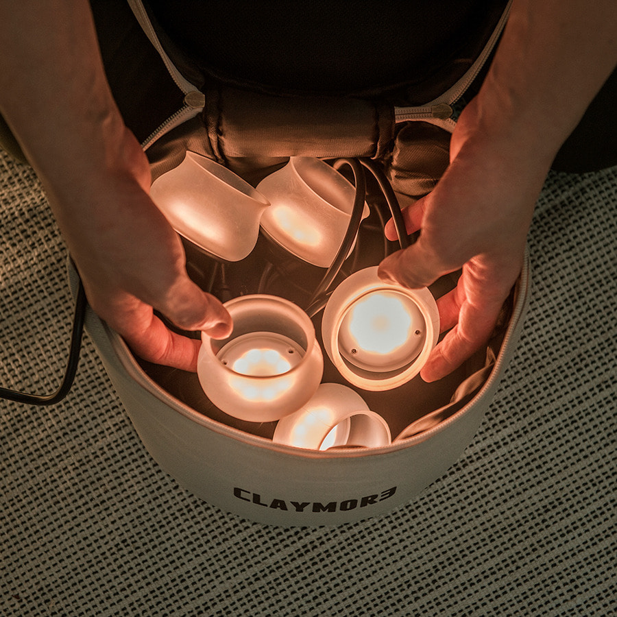 크레모아 UF5 캠핑 스트링 파티라이트 조명 감성LED 차박 등산 멀티페이스 연결 줄랜턴