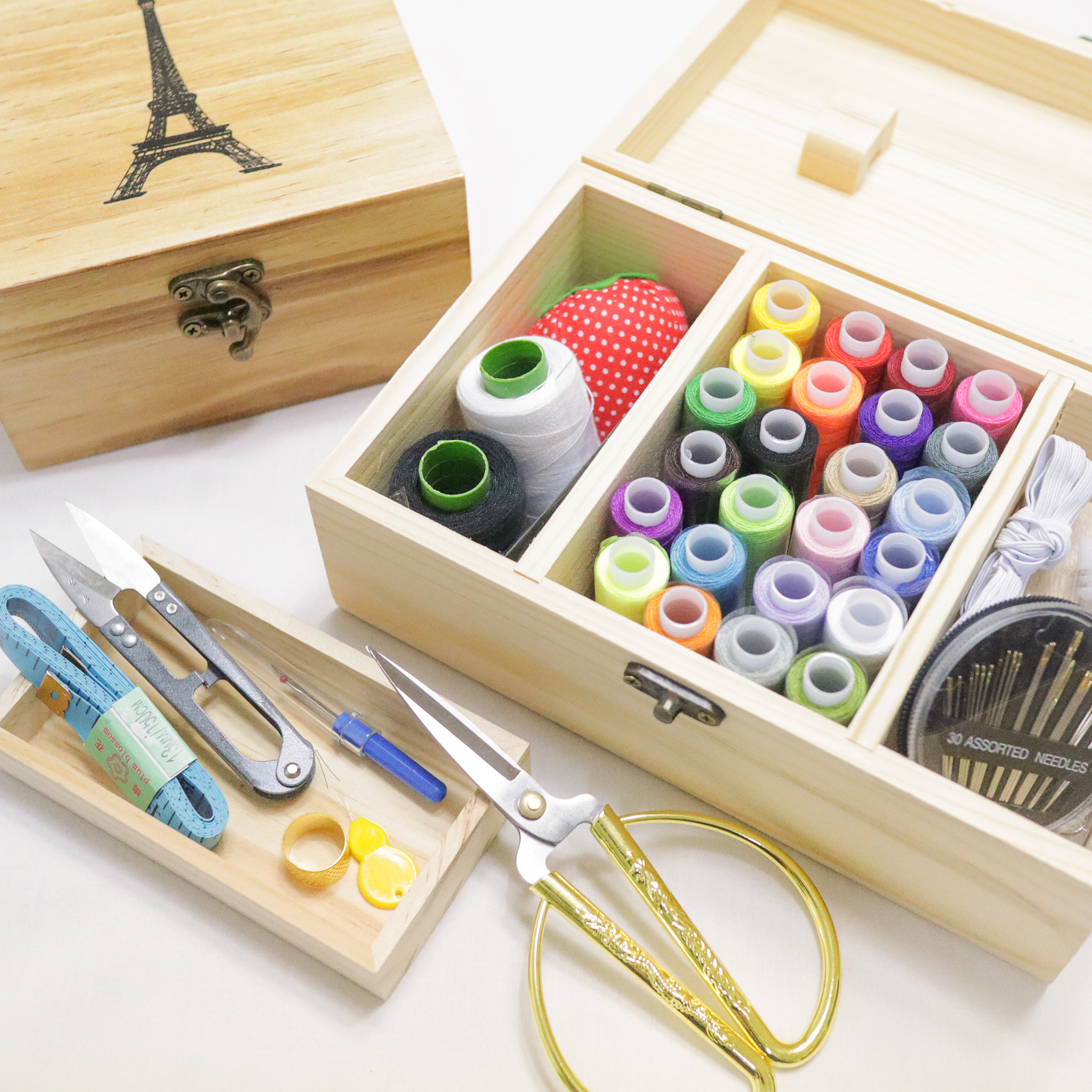 [브로키] 반짇고리 바느질세트 반짇고리함 집들이선물 제품 이미지