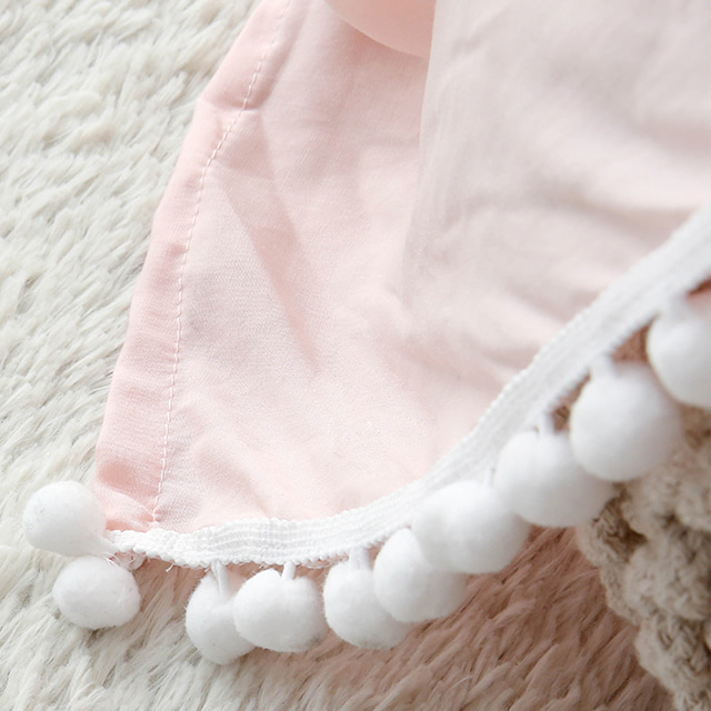 INSIA 침대캐노피 폼폼형 ISC0028 핑크