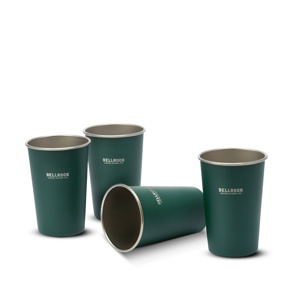 벨락 스텐 올뉴 다용도컵 520ml 4P set(그린) - 상세 이미지 2