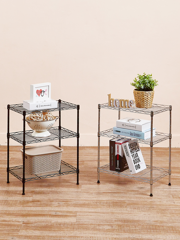 할메이드 주방 베란다 메탈 다용도 수납 정리 앵글 조립식 무볼트 철제선반 600 3단