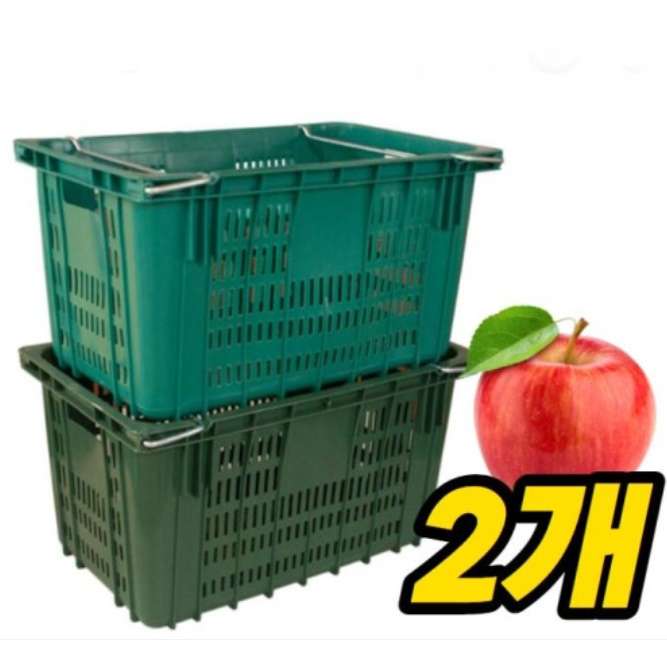 컨테이너 박스 콘티 박스 손잡이 사과 상자 플라스틱 운반 상자