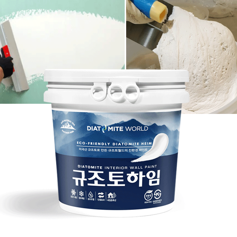 곰팡이 심한곳 이 조합으로 시공 젯소 세트 규조토하임 페인트10kg 몰탈 결로방지 베란다 - 상세 이미지 2