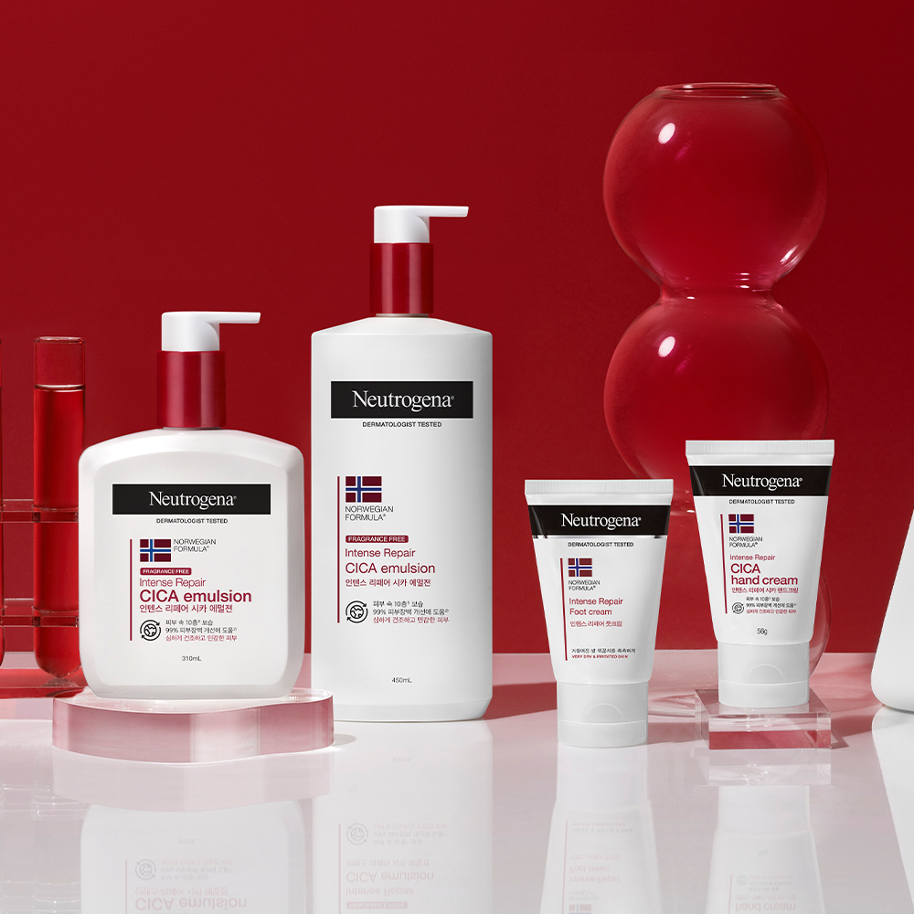 고보습바디로션 뉴트로지나 시카에멀젼 보습제 향료무첨가, 310ml, 2개 이미지 4