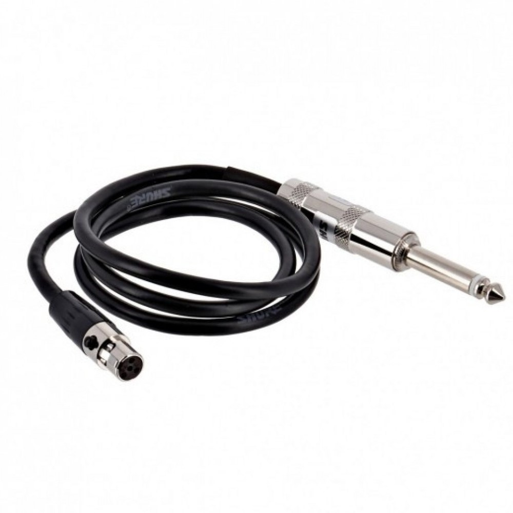 SHURE WA302 슈어 무선 벨트백용 기타 연결 케이블