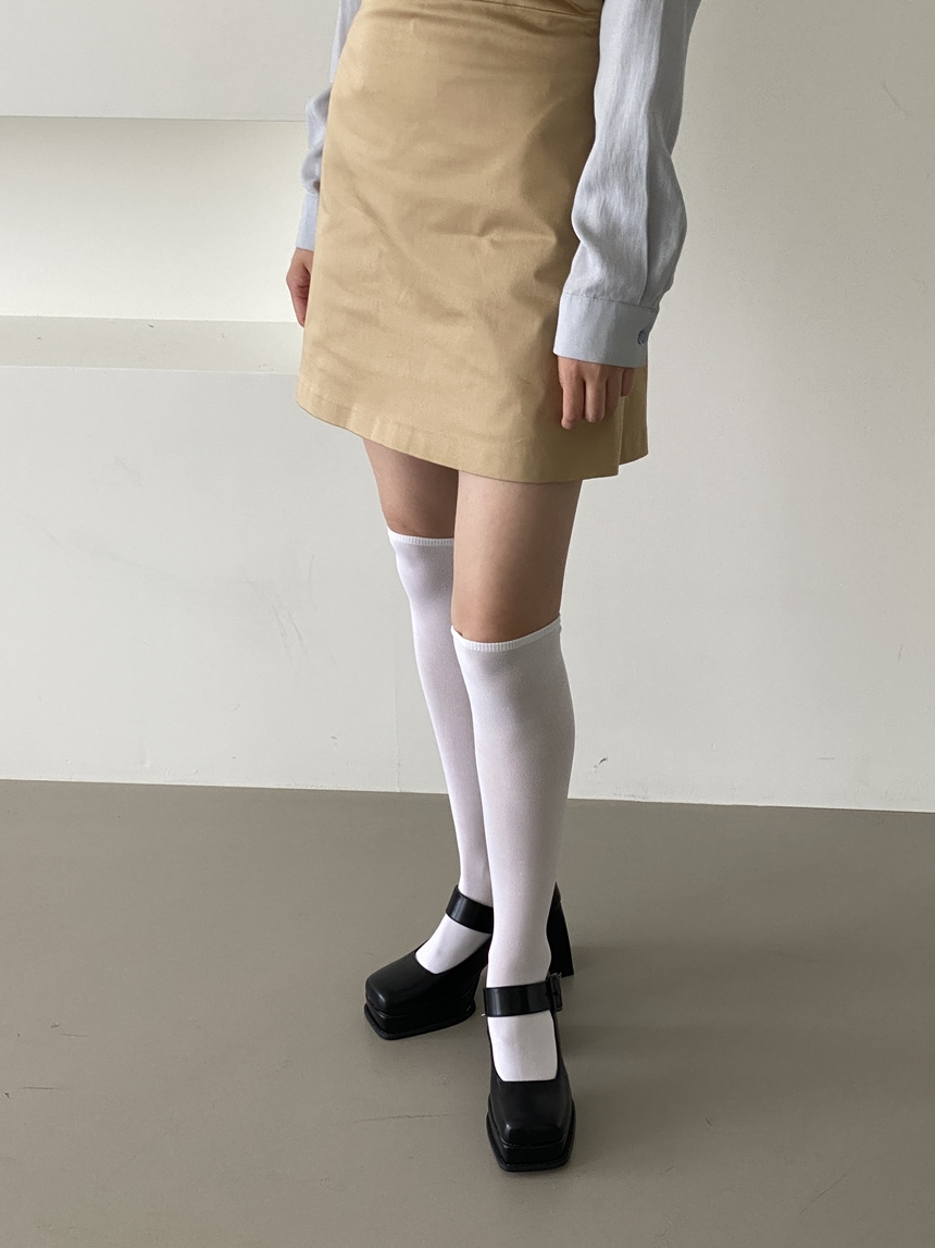 트렌디 가보시 스퀘어 벨티드 메리제인 쿠션 여성 하이 힐 9cm 상세 이미지 15