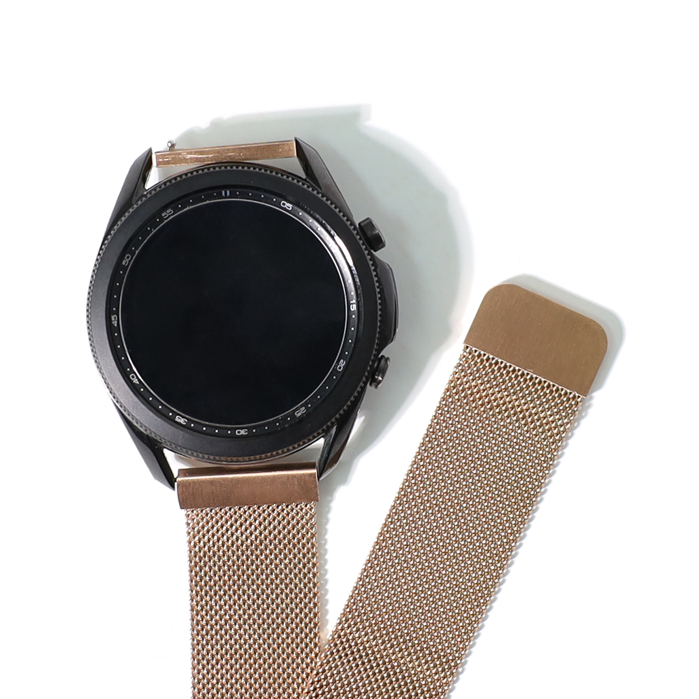 갤럭시워치5 갤럭시워치 6 스트랩 메탈 밀레니즈루프 밴드 시계줄 줄질 호환 프로 클래식 20mm - 상세 이미지 4