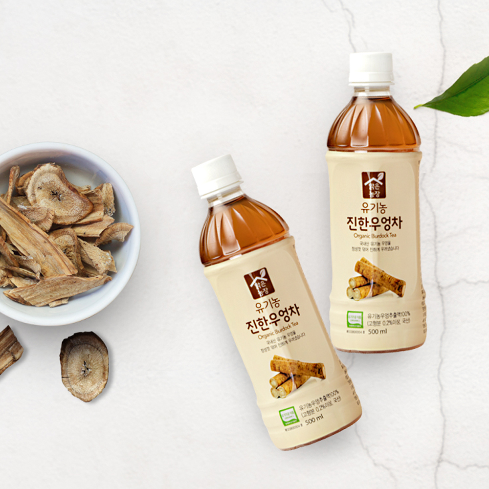 맑은농장 유기농 진한 우엉차 500ml x 20개입 - 상세 이미지 5