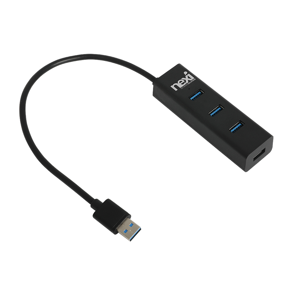 넥시 NX-UH304P USB3.0 4포트 무전원 USB허브 NX1294