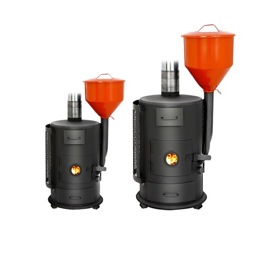 꾸버스 G-9 화목 난로 펠렛 겸용 장작 나무 캠핑 업소용 가정용 야외 스토브