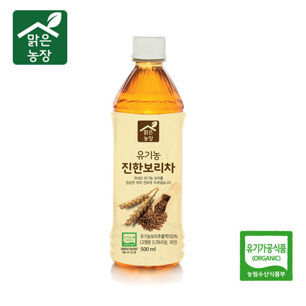 맑은농장 유기농 진한 보리차 500ml x 20개입 아기 보리차 이미지 7