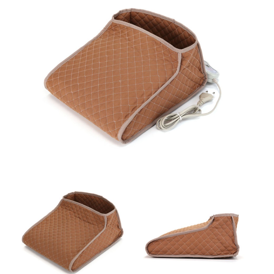 발보온용품 발목 온열기 발온열찜질기 브라운 베이직