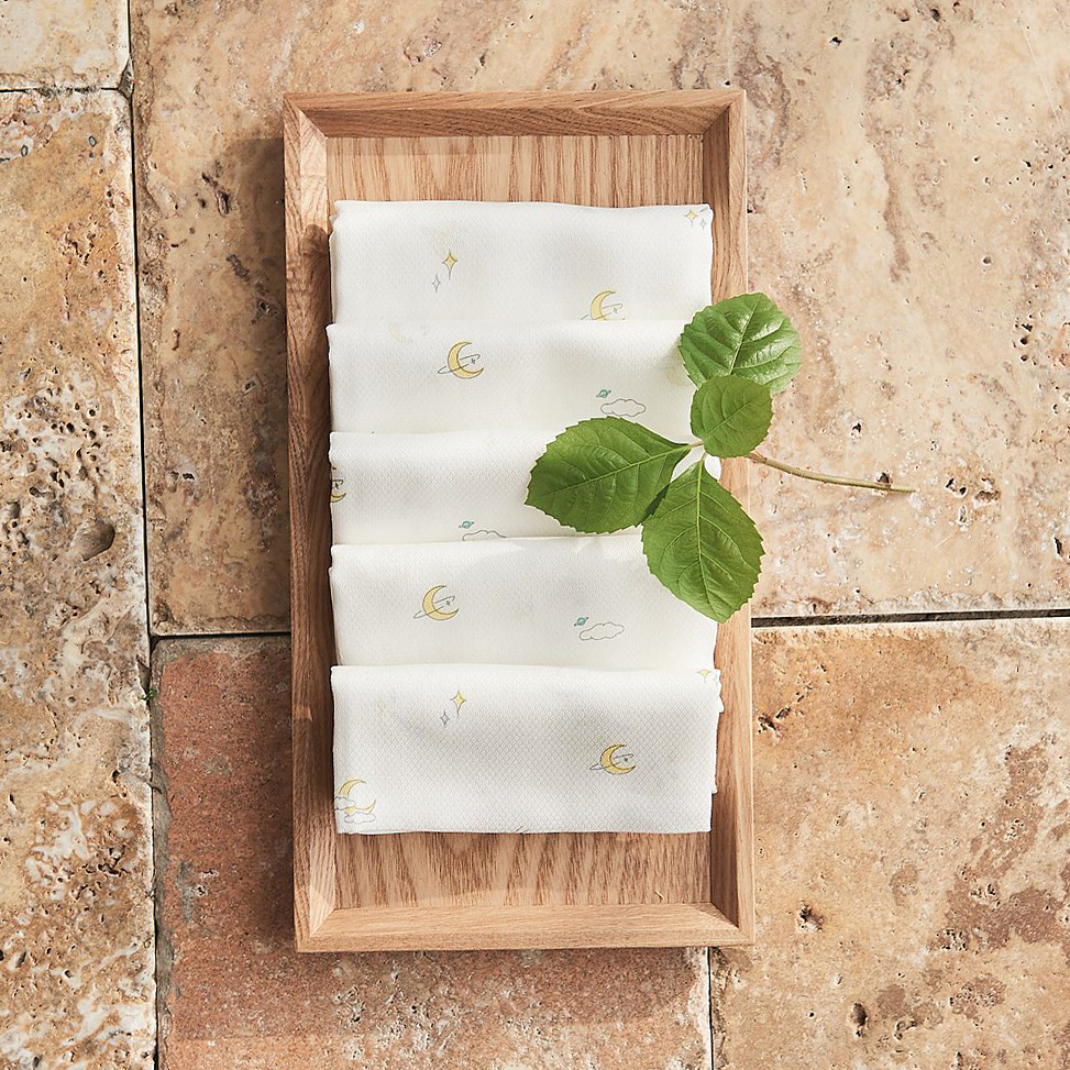 베베룬 에코프리미엄 소프트모달 거즈손수건 신생아 가제 아기손수건