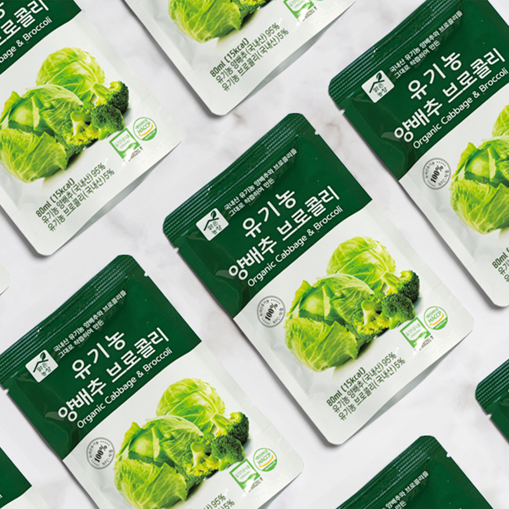 맑은농장 유기농 양배추 브로콜리 즙 80ml x 30개입 착즙 양배추즙 - 상세 이미지 3