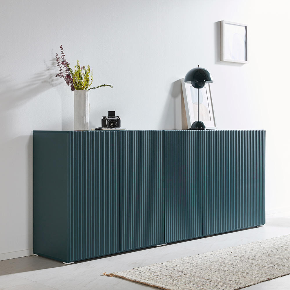 장인가구 네스트 템바보드 TV 콘솔 거실장 높은 멀티 수납장 800