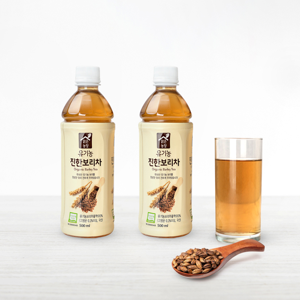맑은농장 유기농 진한 보리차 500ml x 20개입 아기 보리차 - 상세 이미지 5