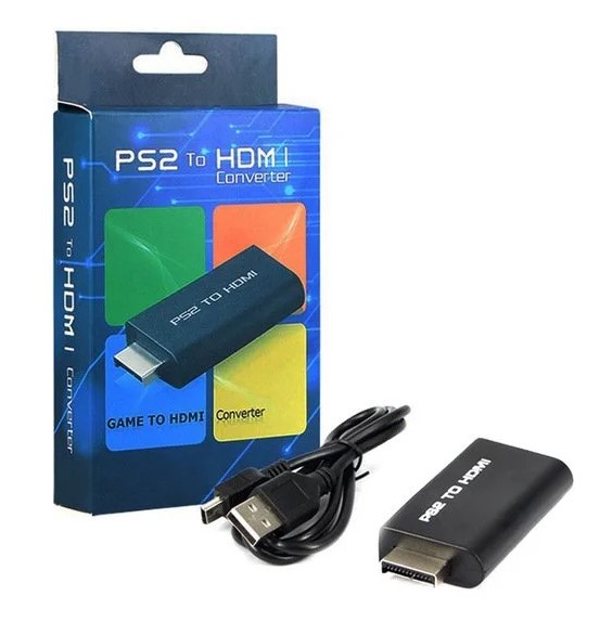 PS2 to HDMI 2세대 플스2 TV  아날로그영상 디지털 변환 컨버터 (국내발송) PS2 HDMI