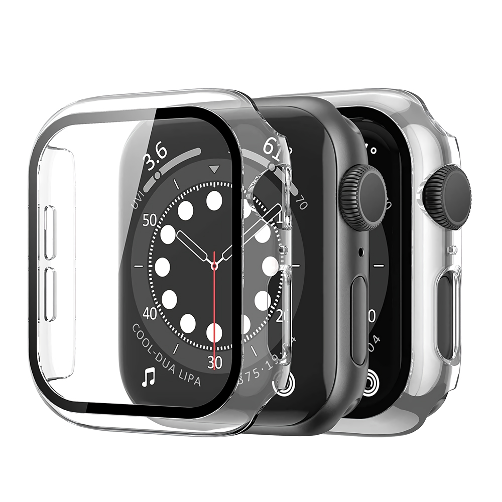 애플워치 투명 강화유리 풀커버 케이스 8세대 7세대 41mm - 상세 이미지 4