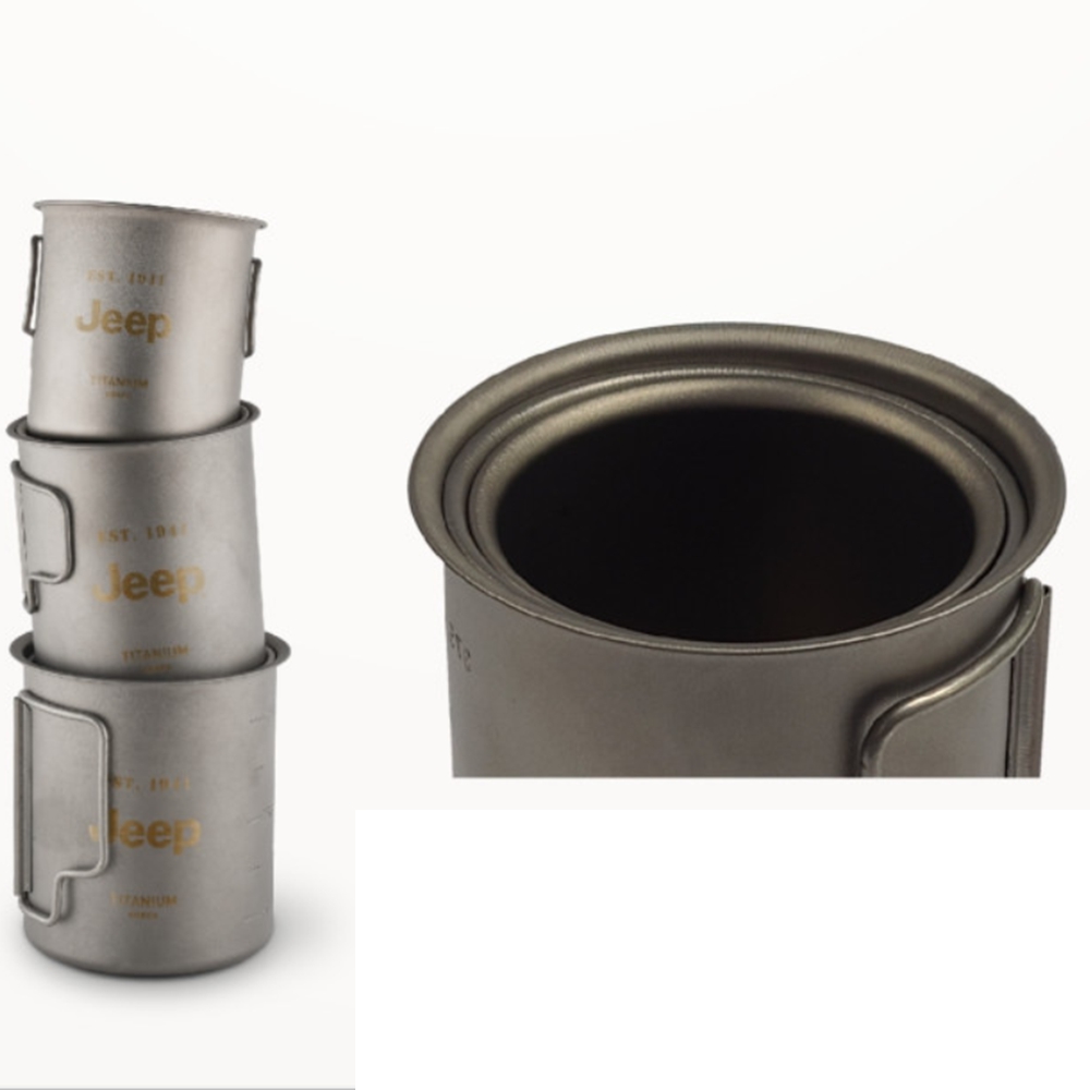 JEEP 지프 티타늄 머그 컵 320ml - 상세 이미지 3