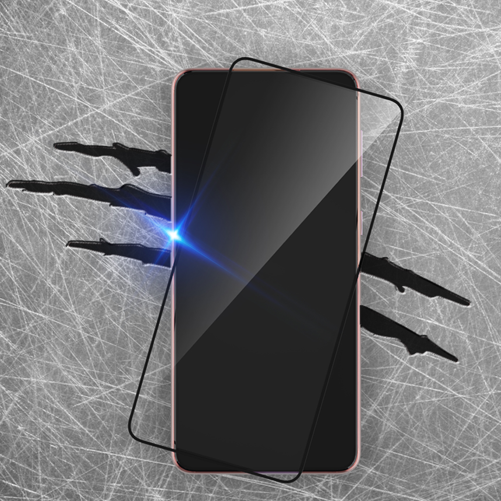 아이엠듀 풀커버 강화유리 액정보호필름 보호 필름 갤럭시S21, 2매입