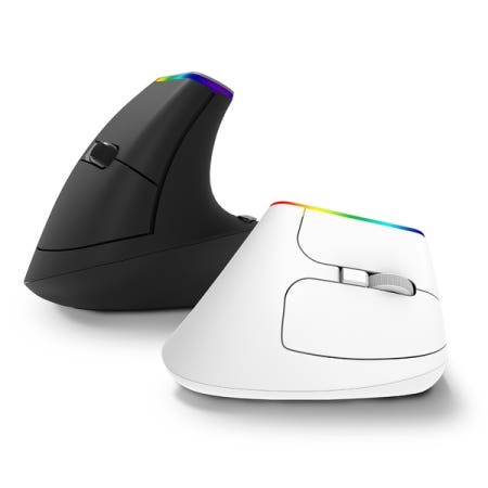 제닉스 STORMX VM2 무선 무소음 버티컬마우스 화이트