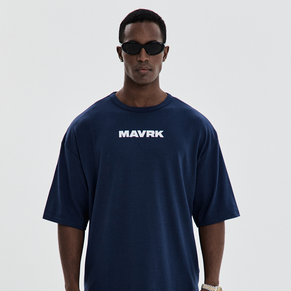 MAVRK(매버릭), 클래시 오버핏 M-로고 티셔츠 4COLORS - 상세 이미지 4