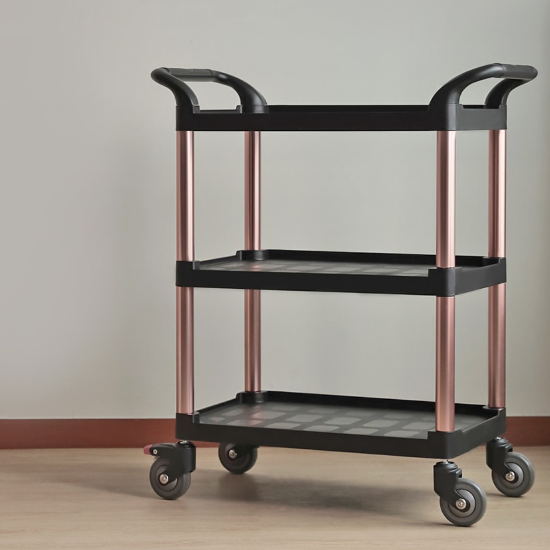 식당카트 고급 식당용 카트기 약품 업소용 핸드카 푸드 트레일러 배식카 청소용 청소카트