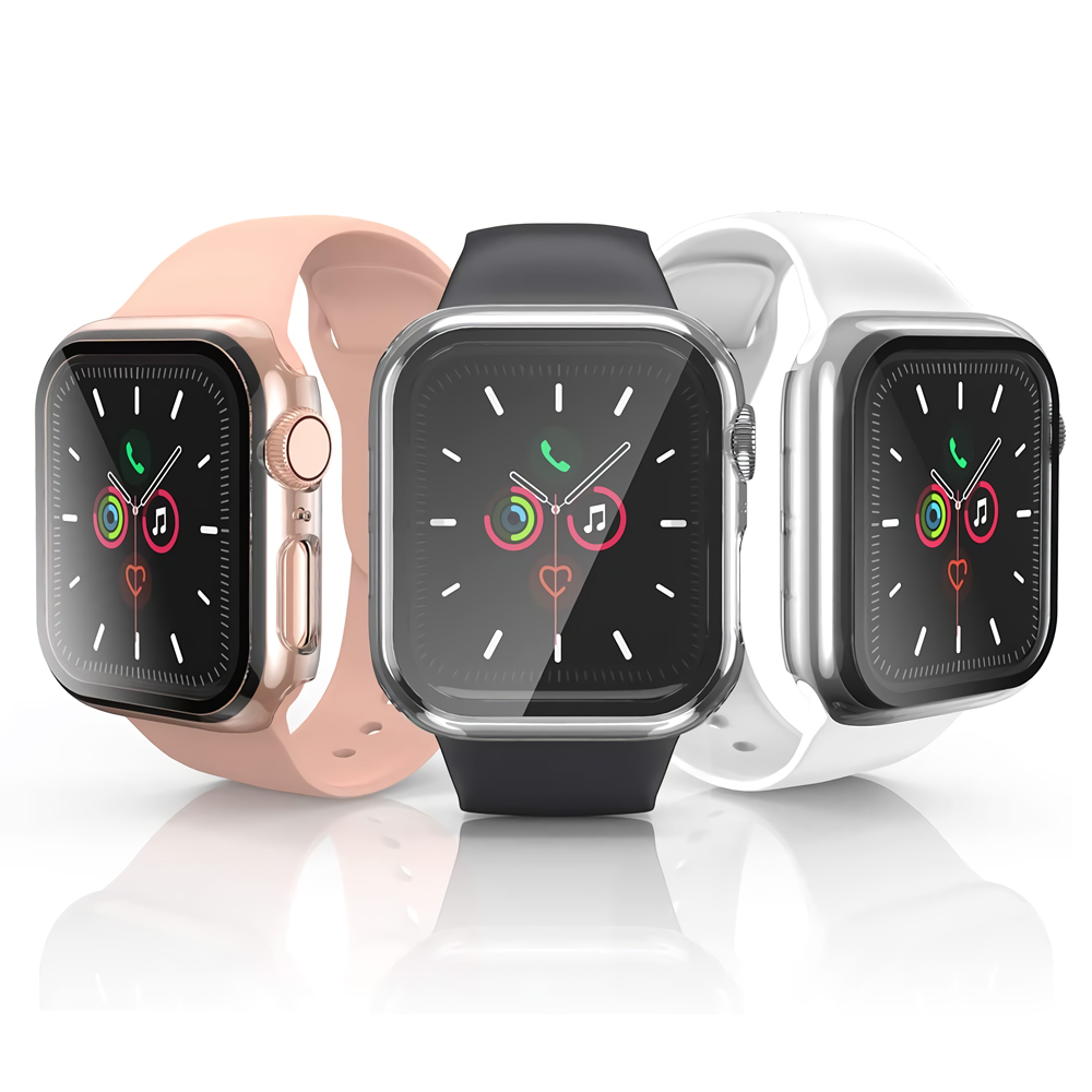 애플워치 투명 강화유리 풀커버 케이스 8세대 7세대 41mm - 상세 이미지 3